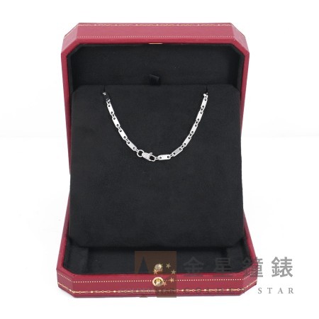 Cartier【卡地亞】Figaro 白金項鍊