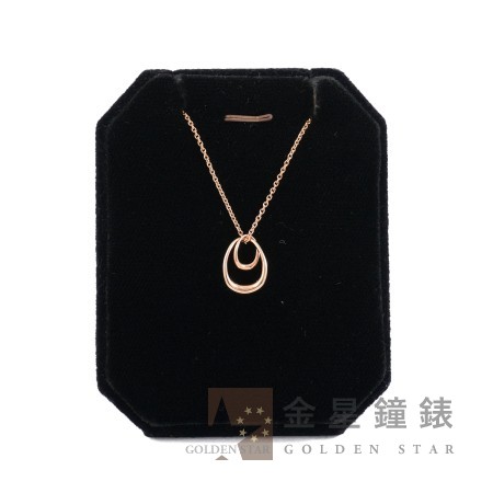 Georg Jensen【喬治傑生 】Offspring 玫瑰金項鍊