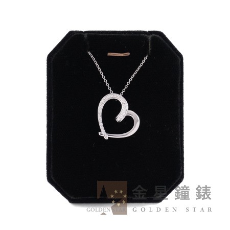 Ponte Vecchio 【蓓琪奥】白金愛心造型鑽石項鍊