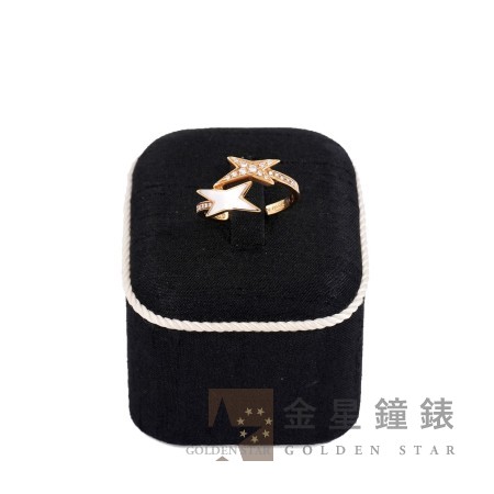 Mauboussin【夢寶星】Etoile Beauté 蝴蝶造型黃金鑽石戒指